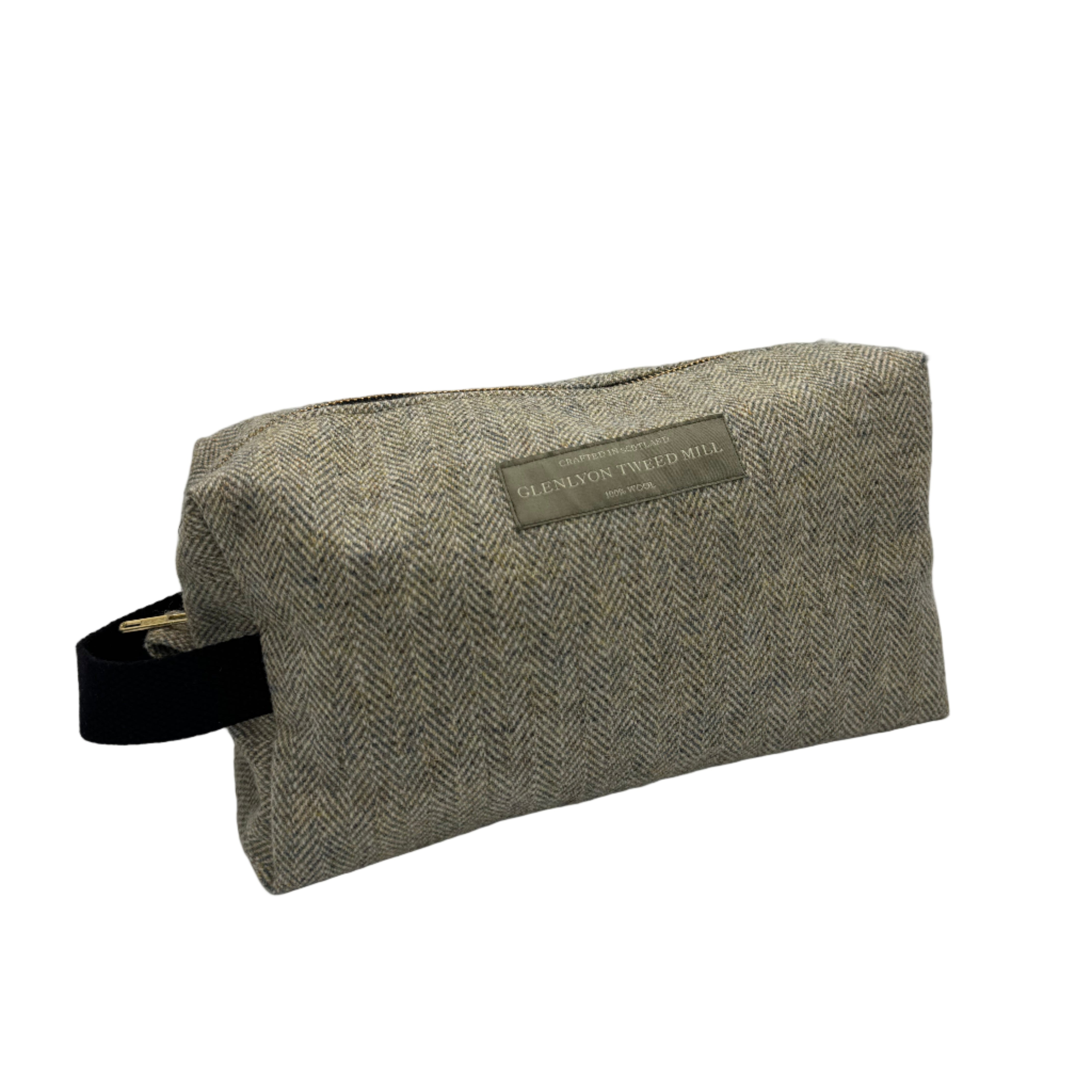 Tweed Toiletry Bag in Glenlyon Cream HB