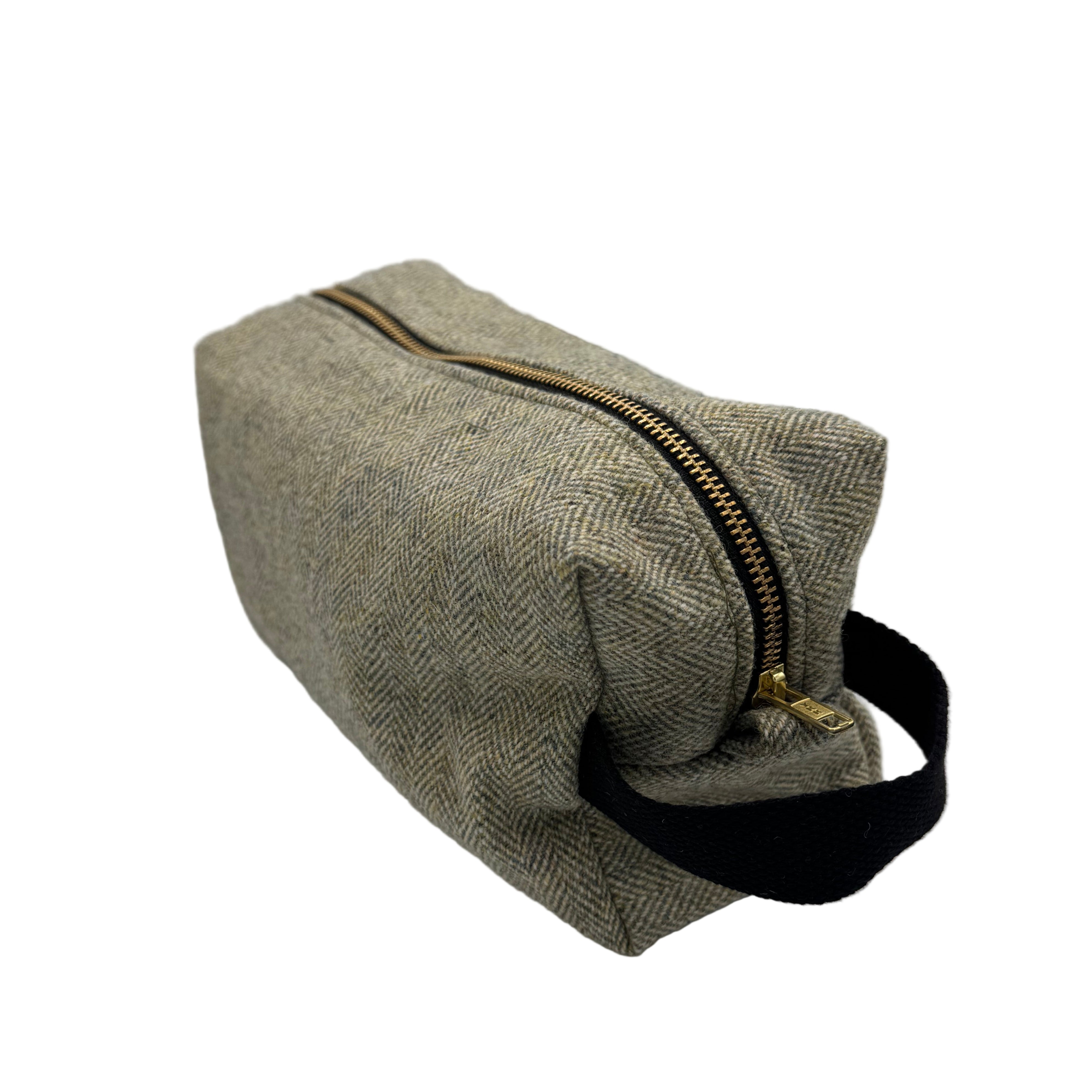 Tweed Toiletry Bag in Glenlyon Cream HB