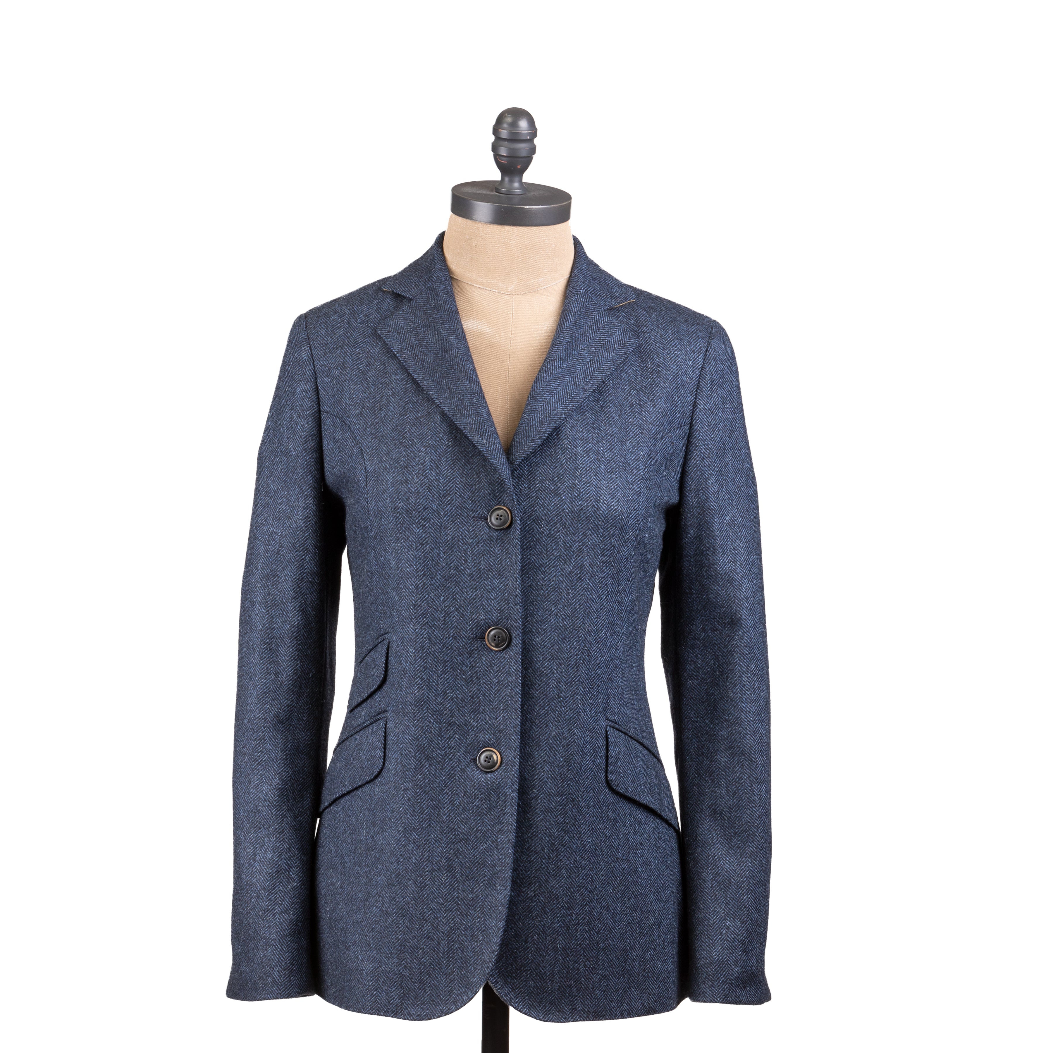 Learmonth Jacket	in Navy HB Cashmere Blend