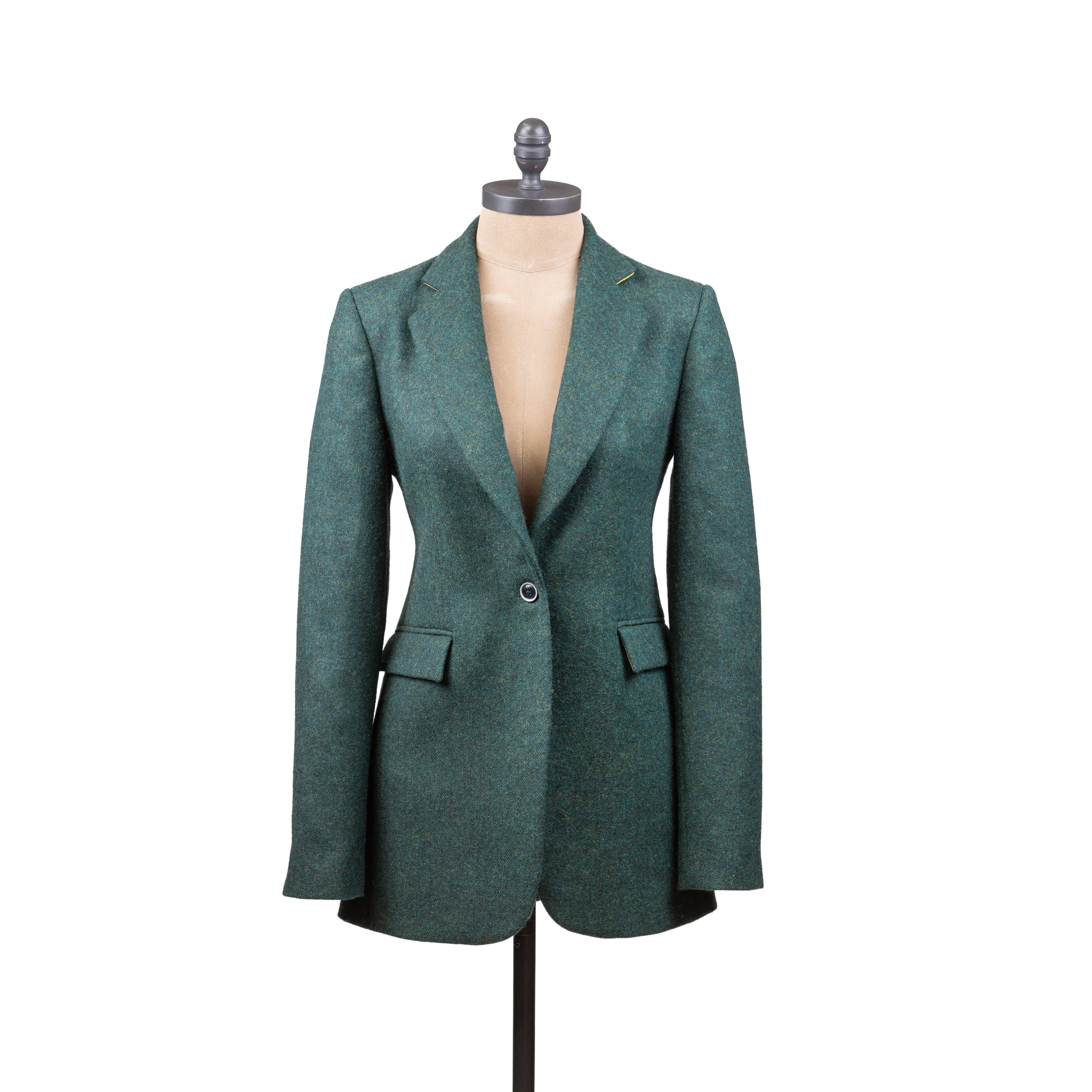 Maitland Jacket in Green Tweed