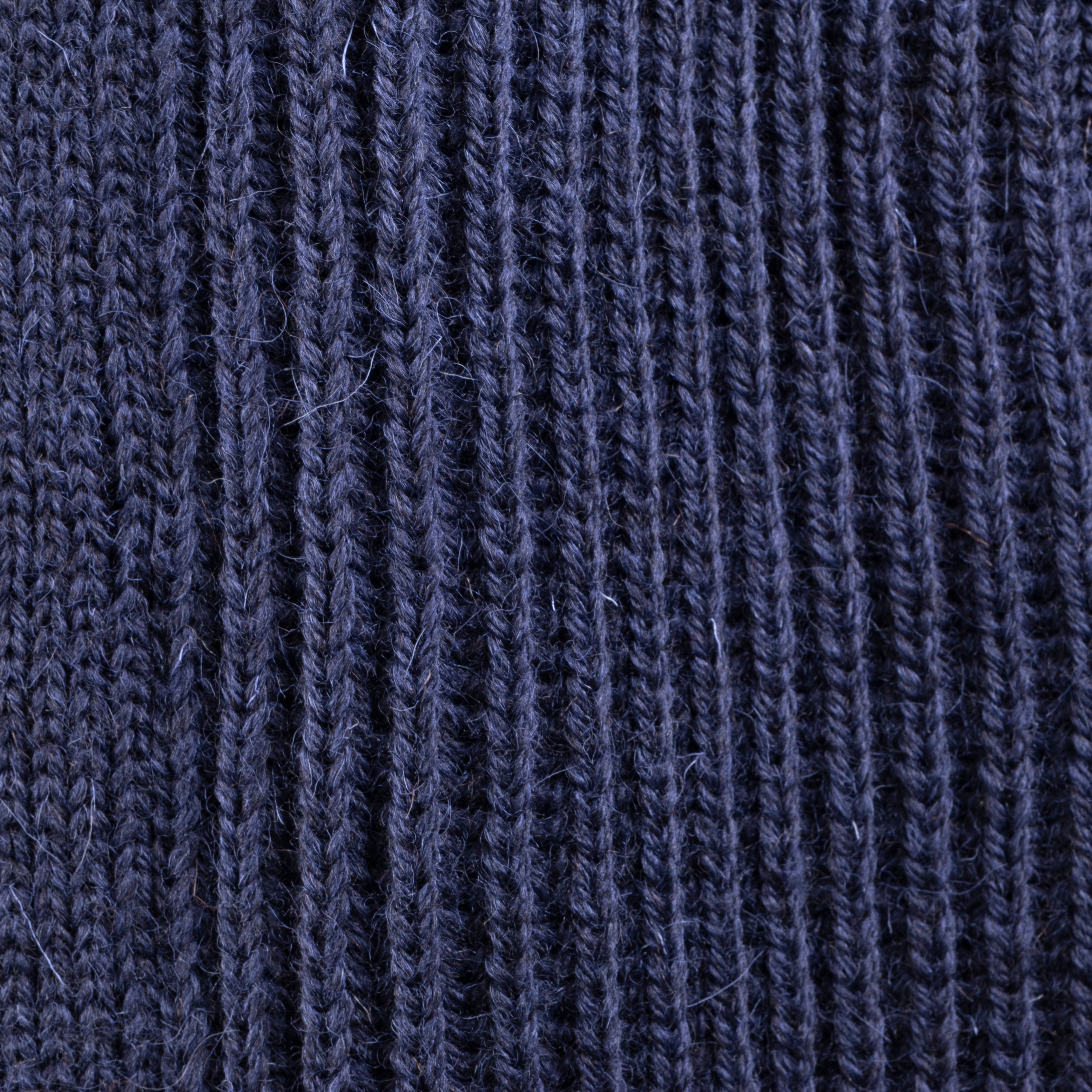 Lambswool Shawl Collar Cardigan in Navy