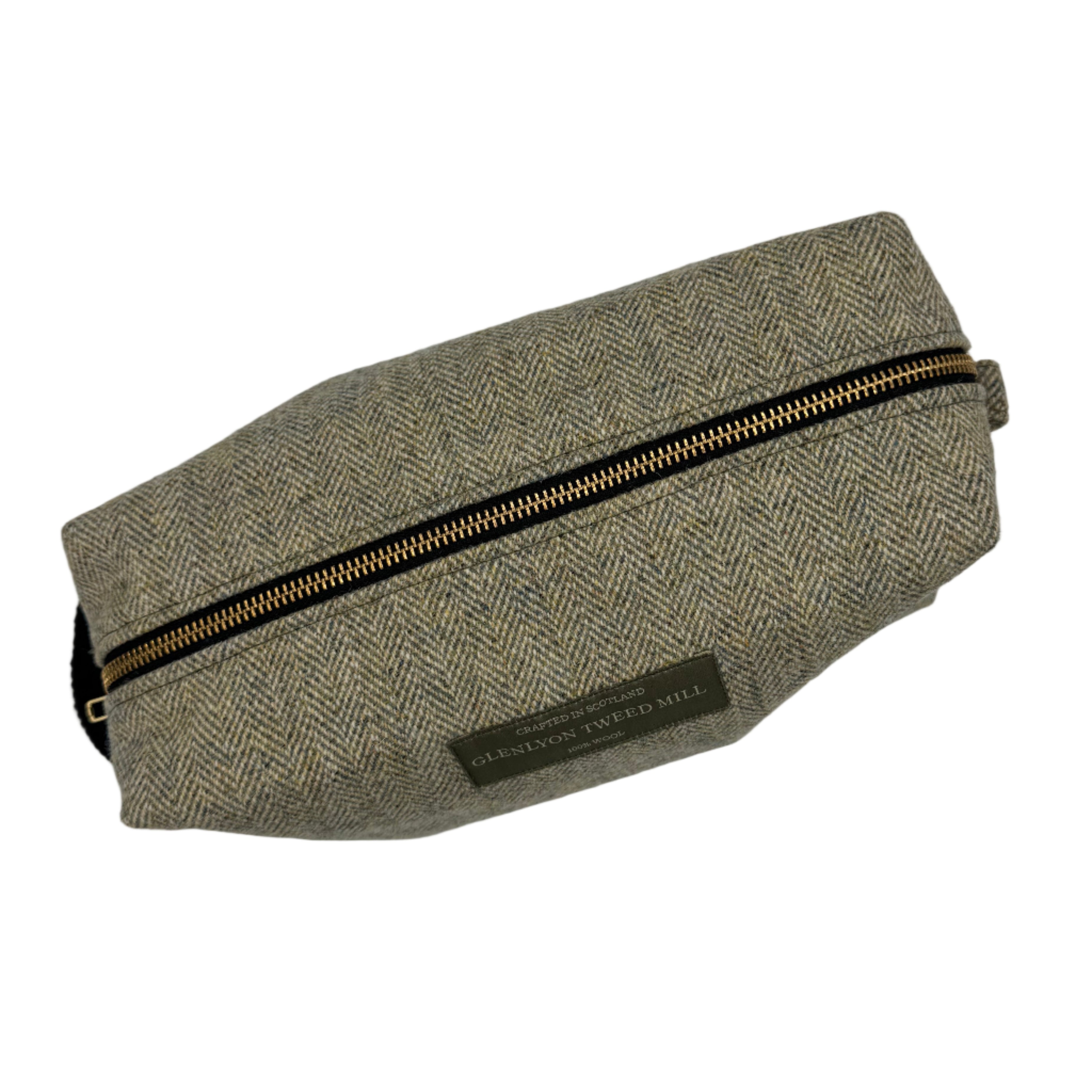 Tweed Toiletry Bag in Glenlyon Cream HB