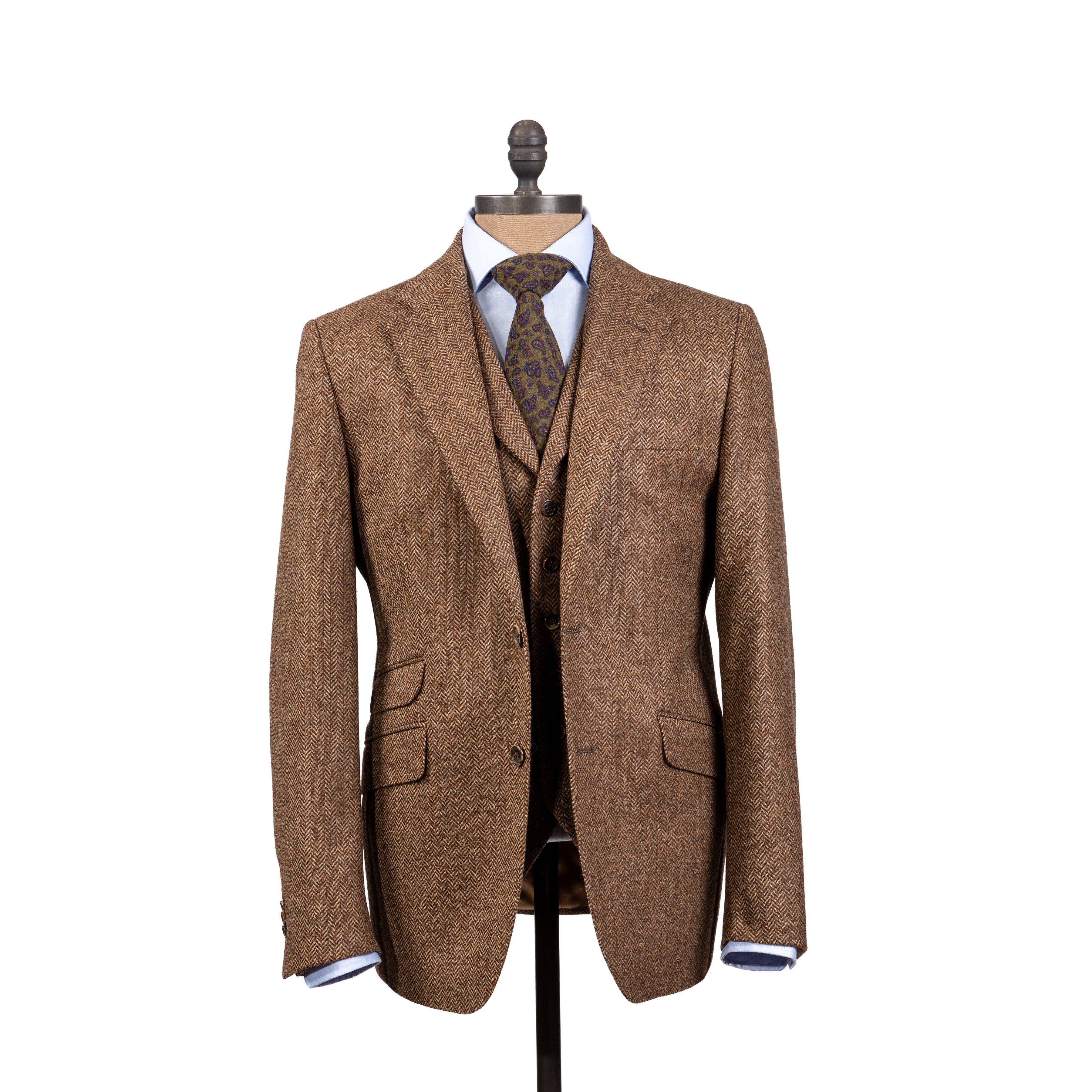 MacBeth 3pc Suit in Brown HB