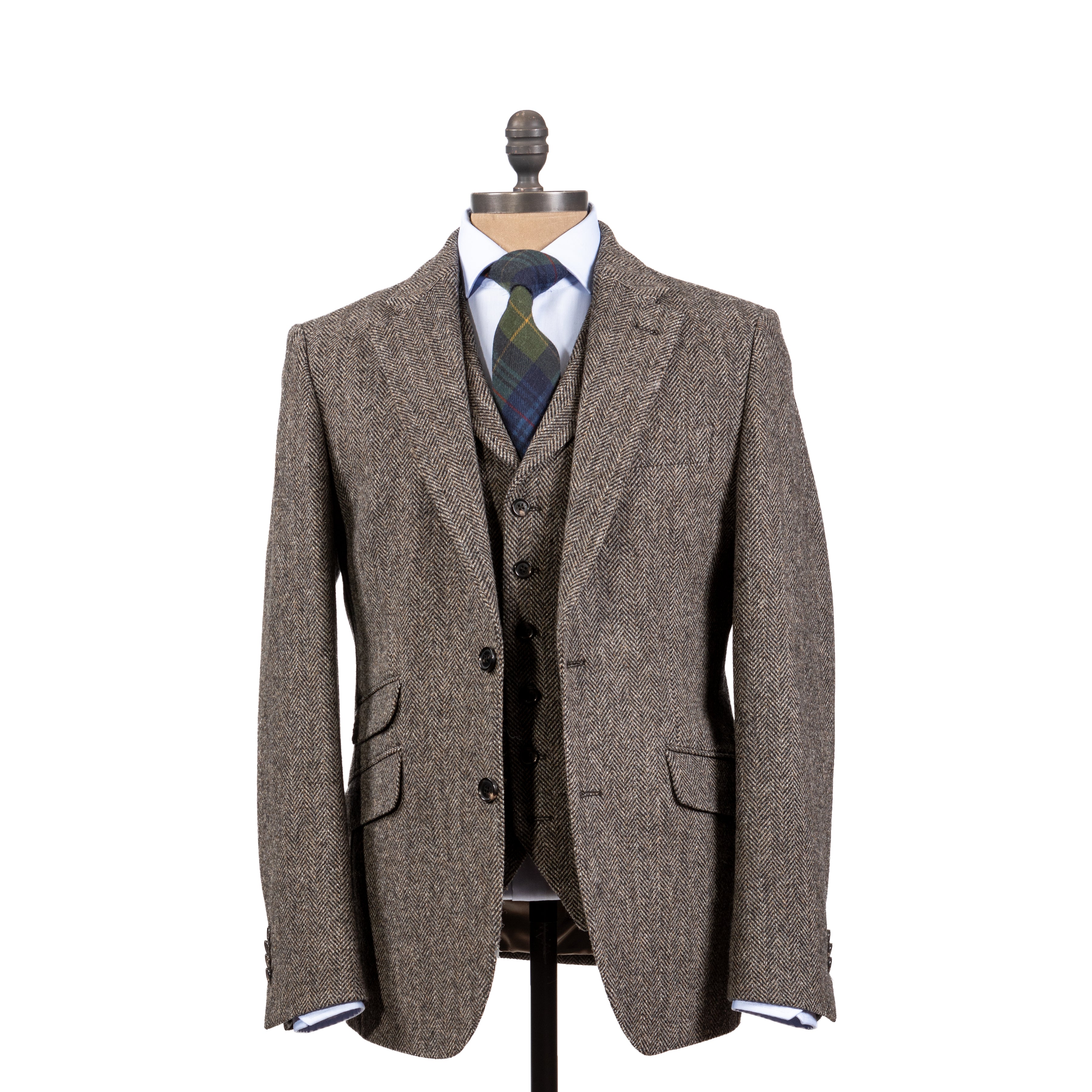 MacKellar 3pc Suit in Stone Brown HB