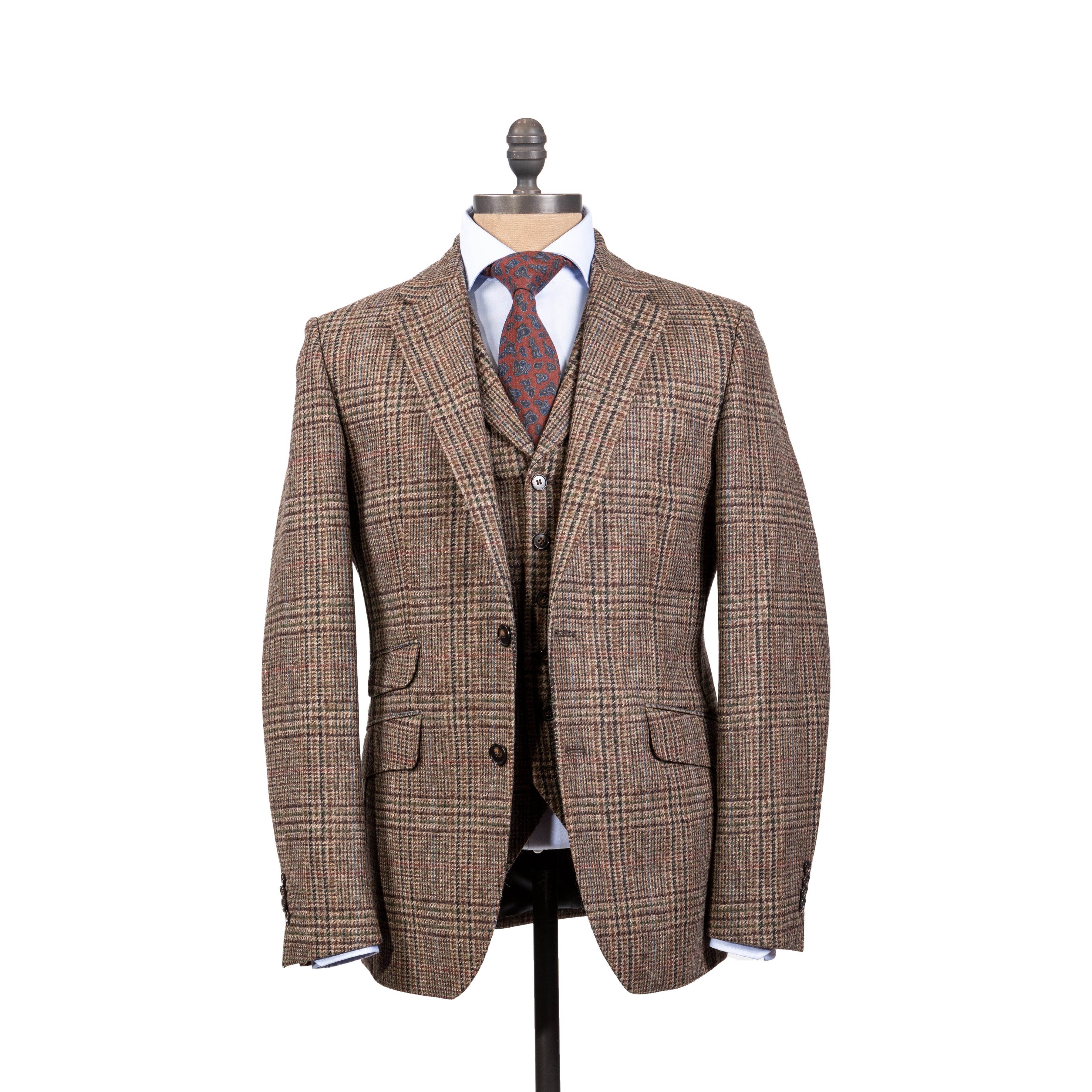 MacKenzie 3pc Suit in Brown PWC