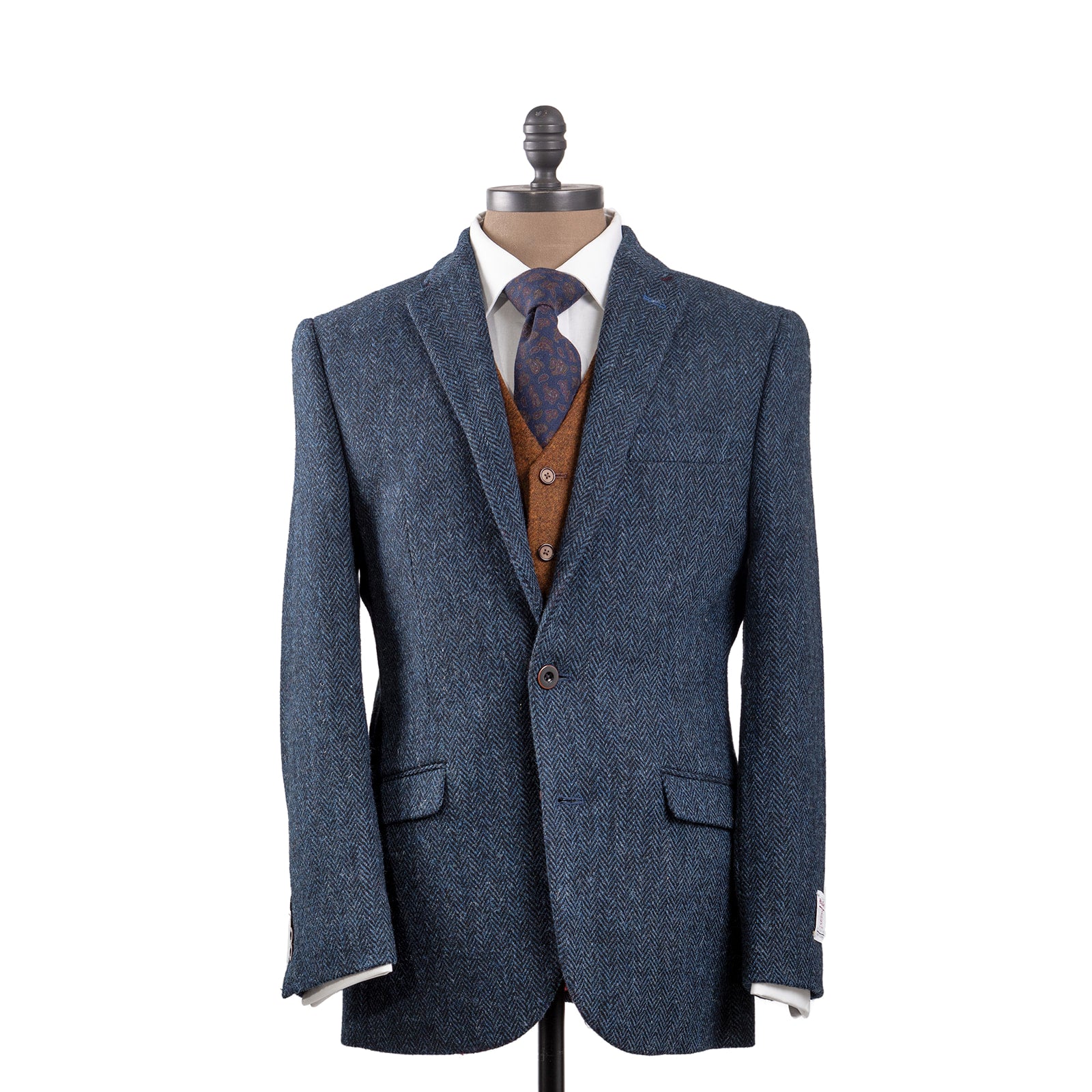 Harris Tweed Jacket in Navy HB