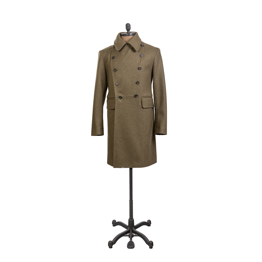 Churchill Coat in Military Green – Stewart Christie & Co. Ltd