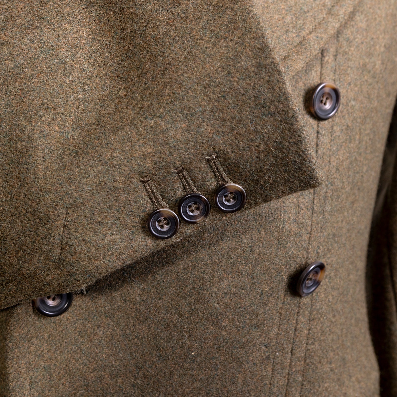 Churchill Coat in Military Green