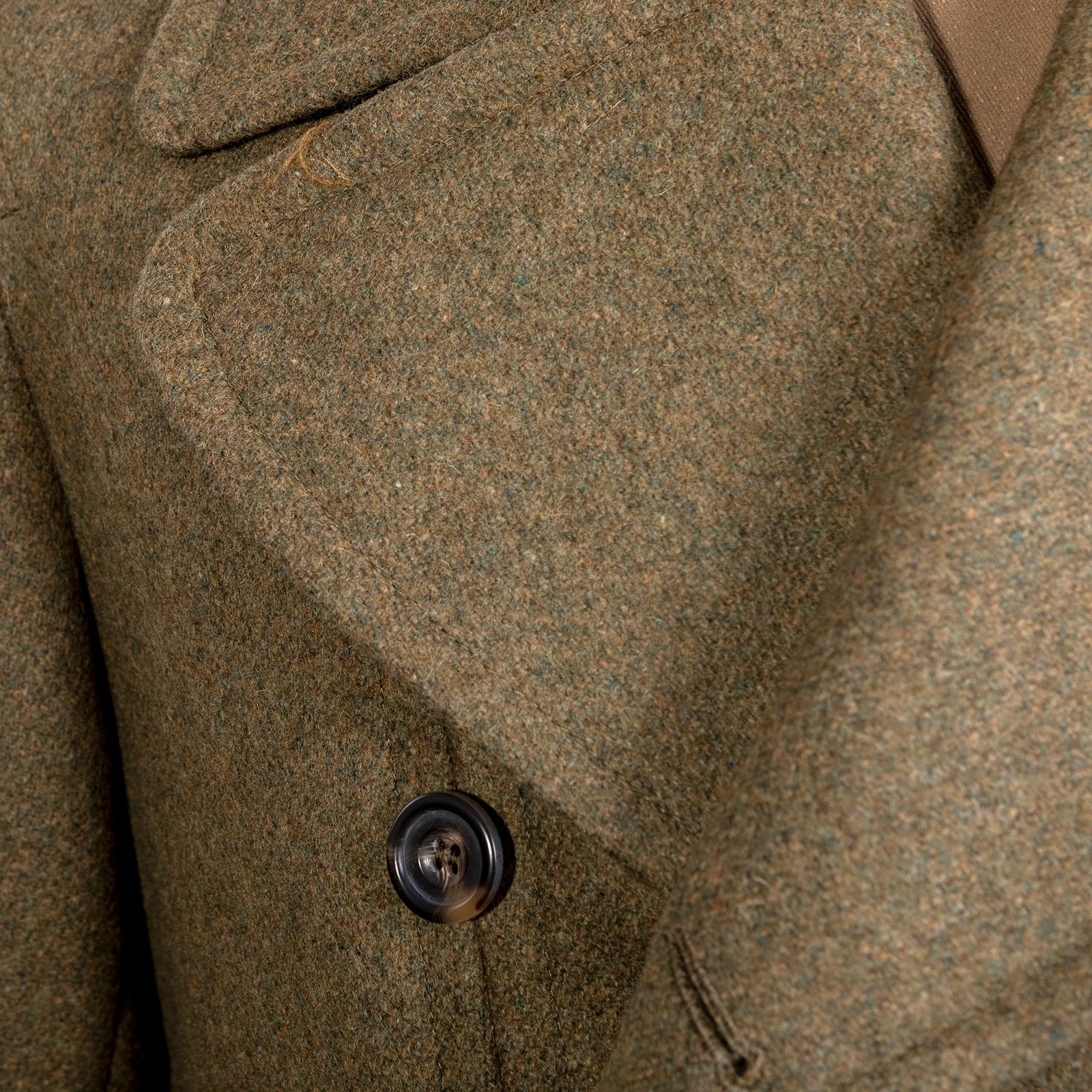 Churchill Coat in Military Green