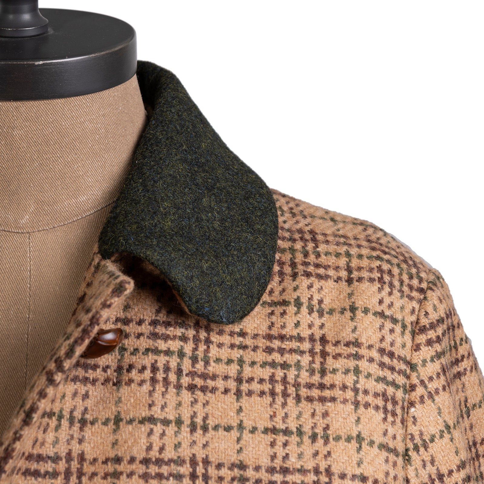 Tabitha Coat in Brown & Green Check