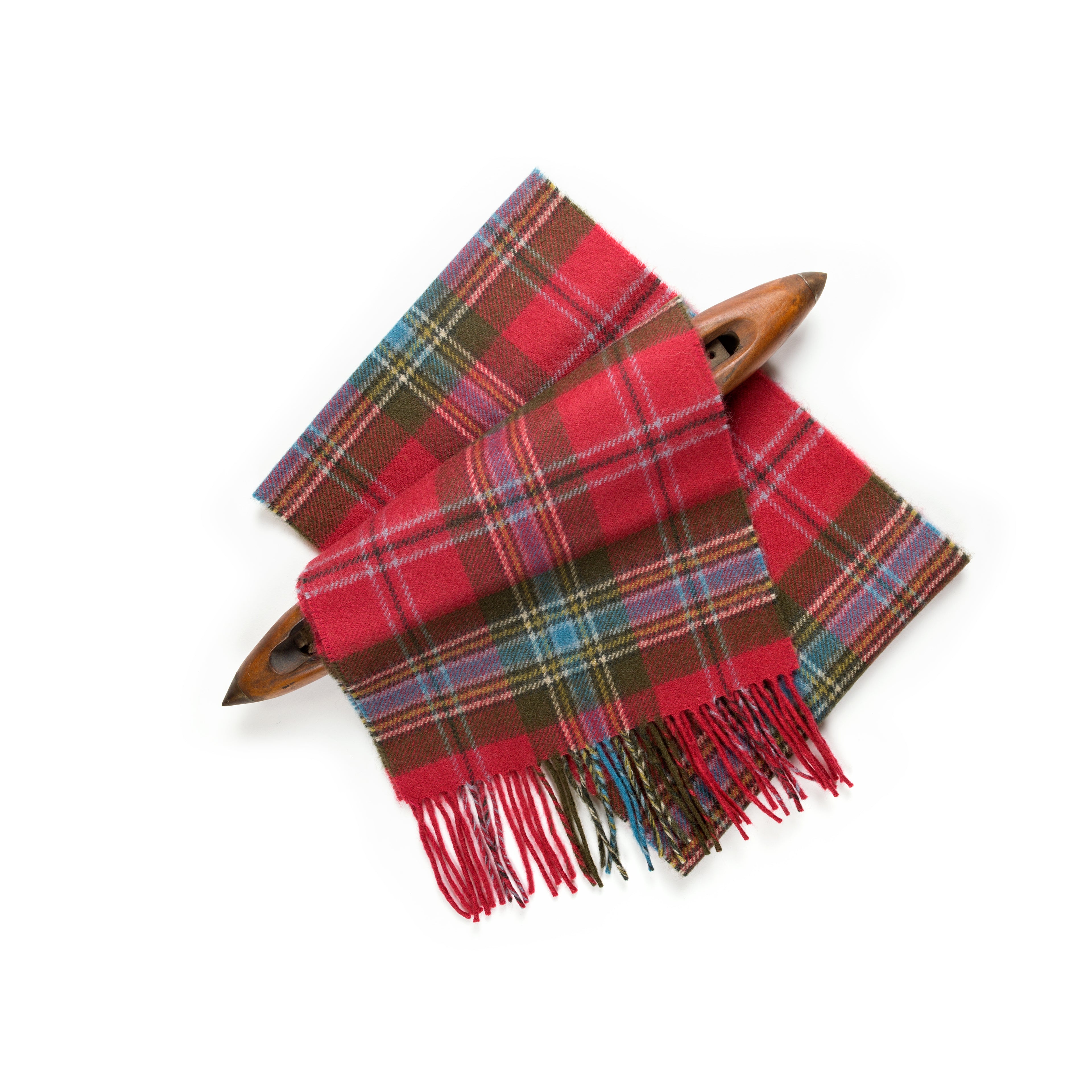 Brushed Wool Scarf in Tartans