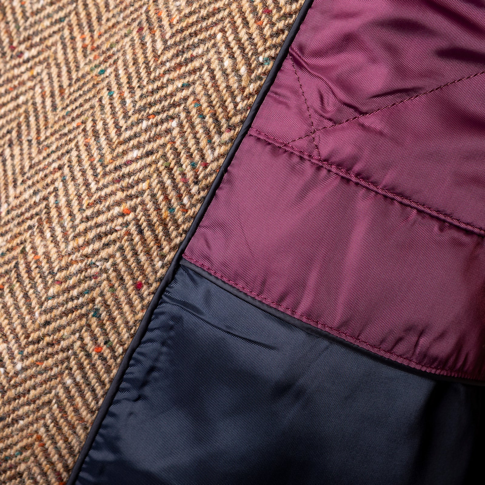 Corrib Overcoat in Tan Donegal HB