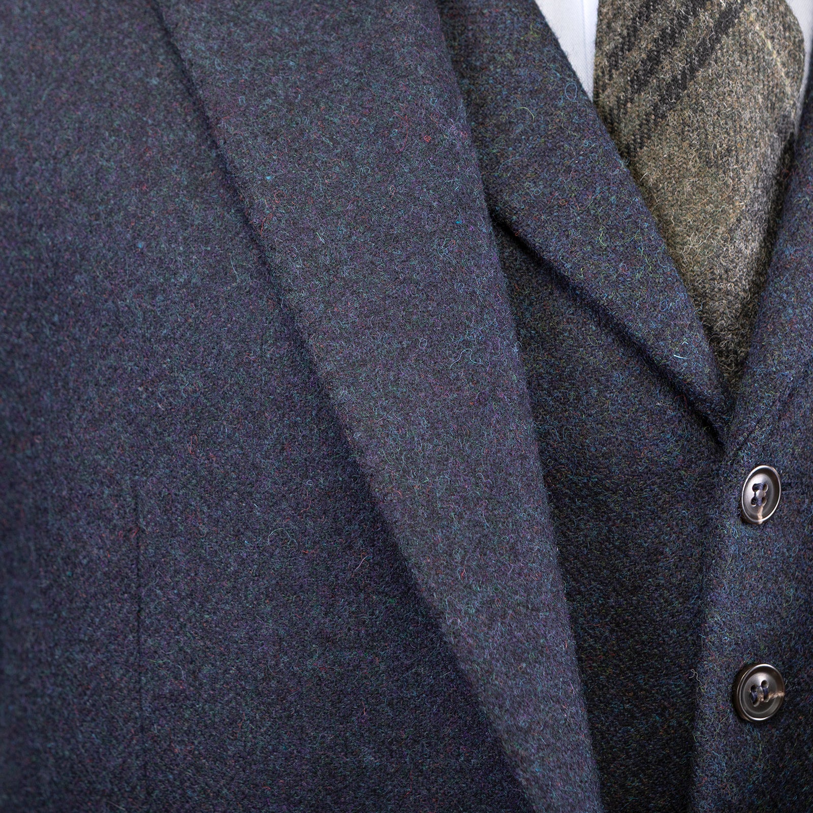 MacTavish Tweed Jacket in Ocean & Midnight