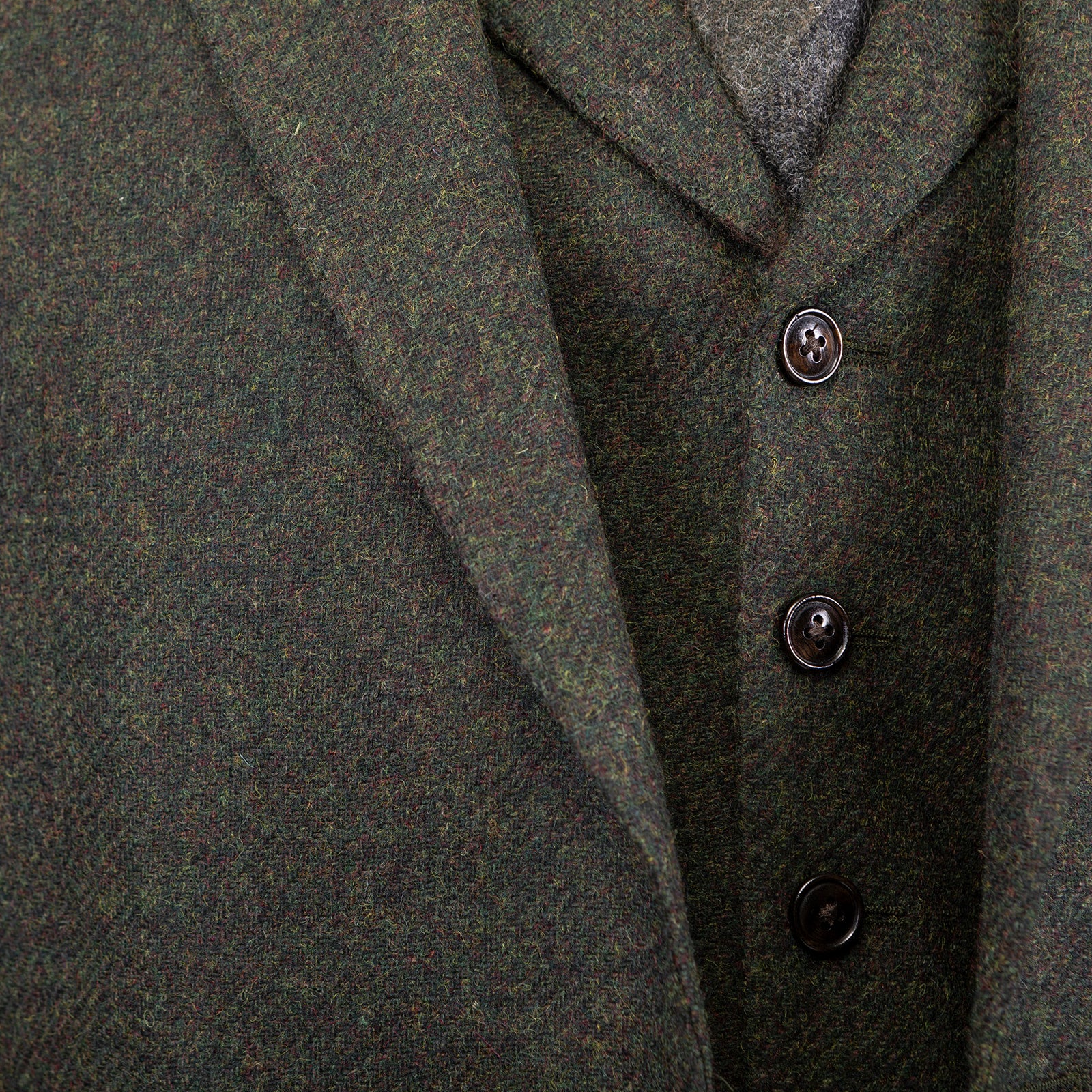 MacQueen Tweed Jacket in Forest Green Moss