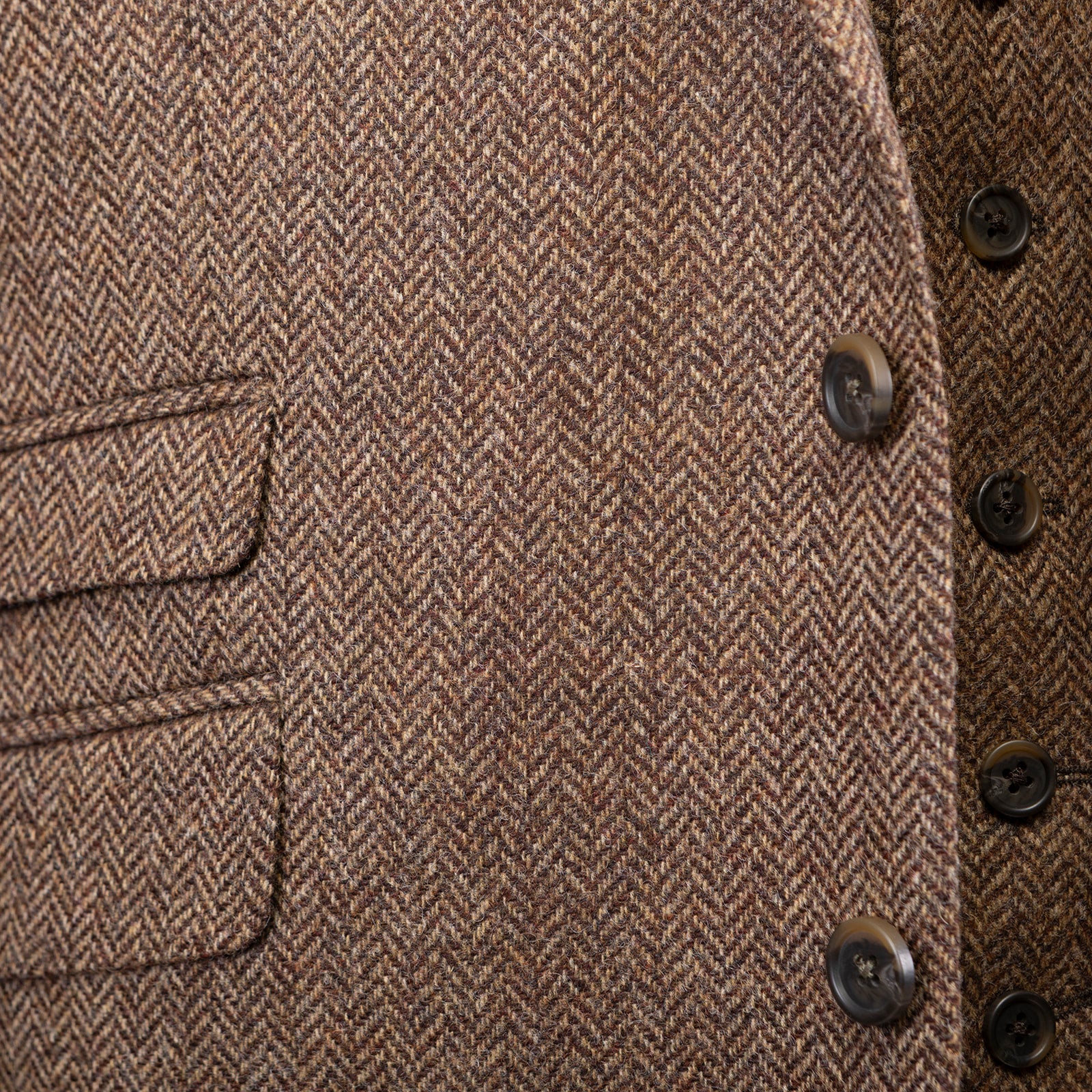 MacKellar Tweed Jacket in Tan HB