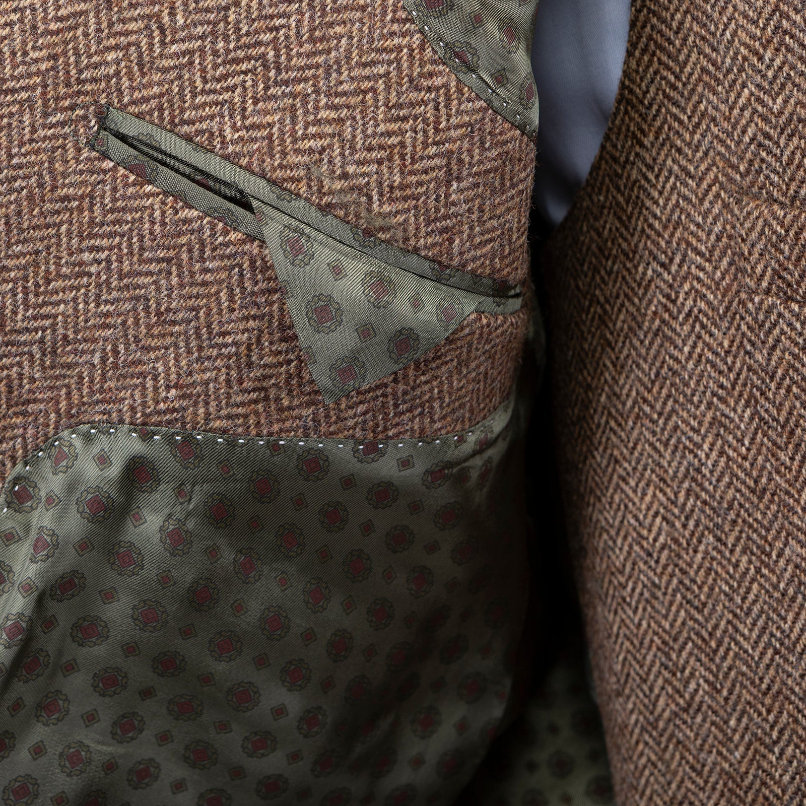 MacKellar Tweed Jacket in Tan HB