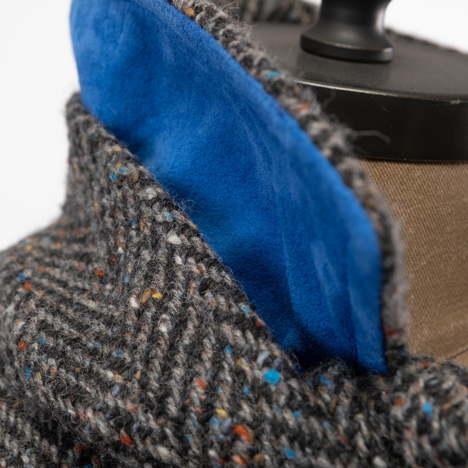 Portland Coat in Grey Donegal HB