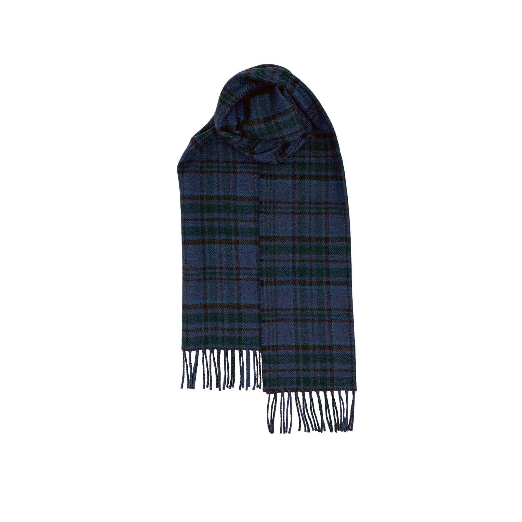 Brushed Wool Scarf in Irish County Tartans